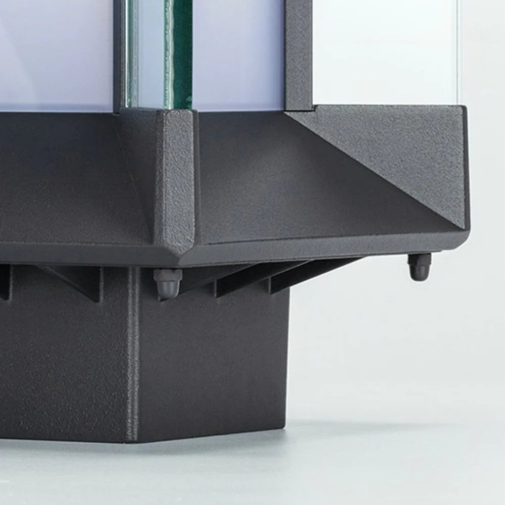 Outdoor Pillar Light Cube Shape Heavy Duty