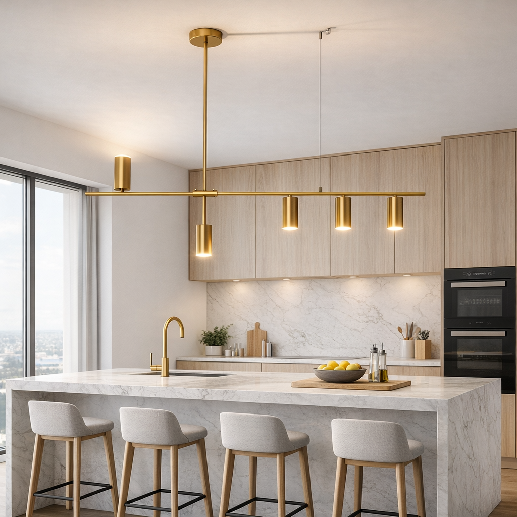 Linear Led Chandelier