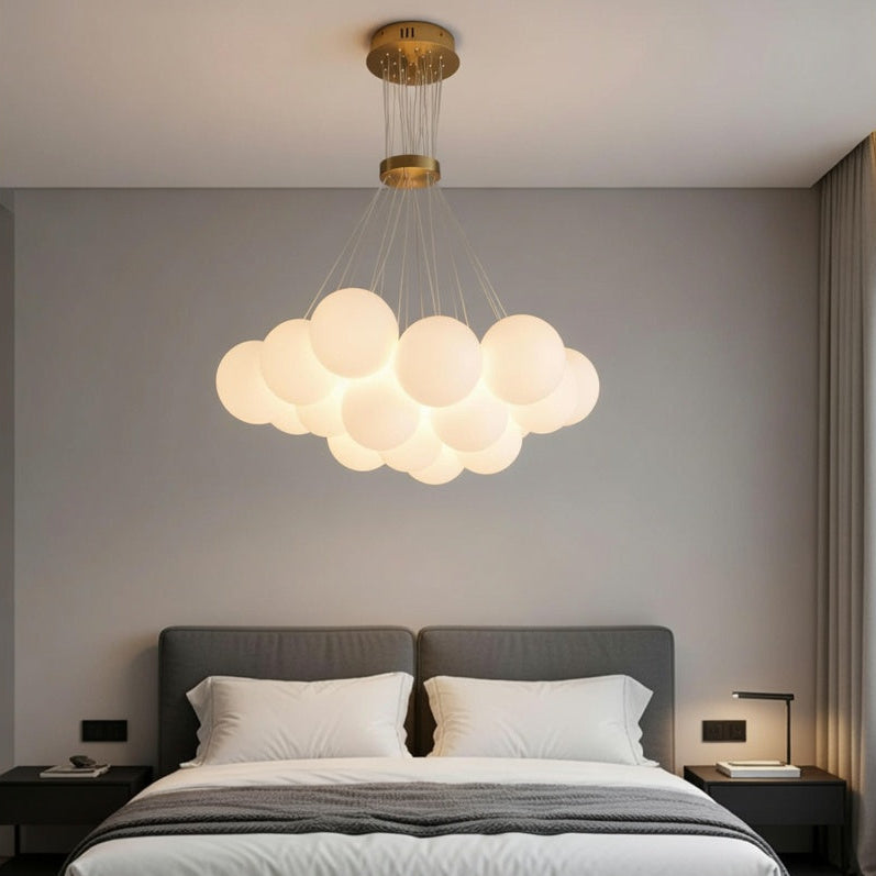 Moon Ball Chandelier