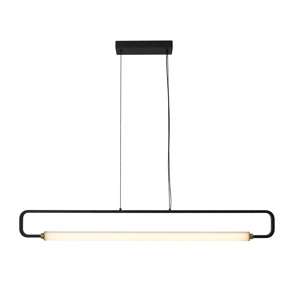 Modern Loop Linear Pendant Light