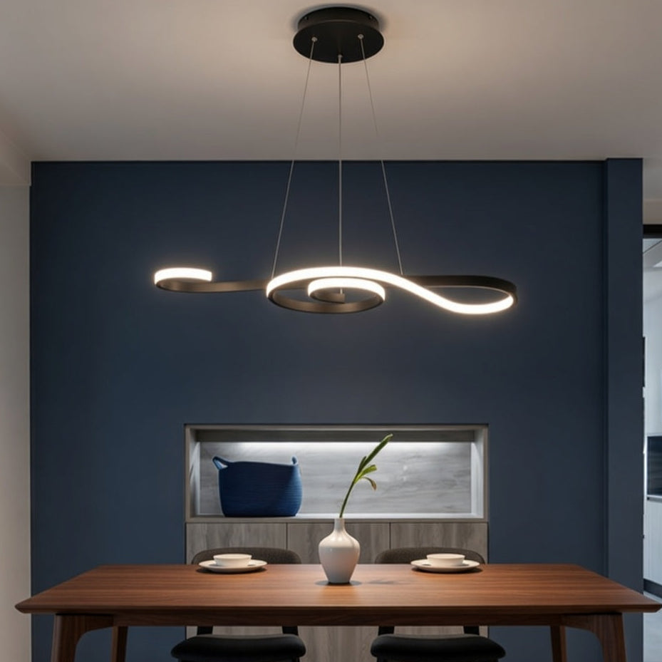 Musical Led Note Shape Chandelier