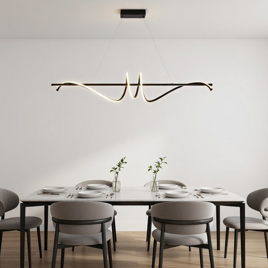 Modern Spiral Chandelier