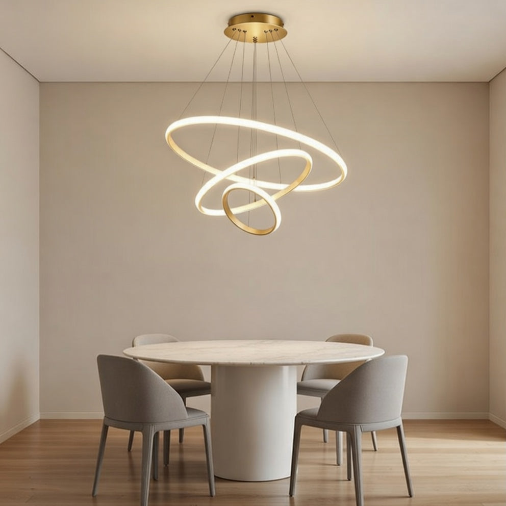 Luxury Led Circles Chandelier