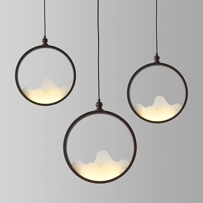Mountain Scene Pendant Light