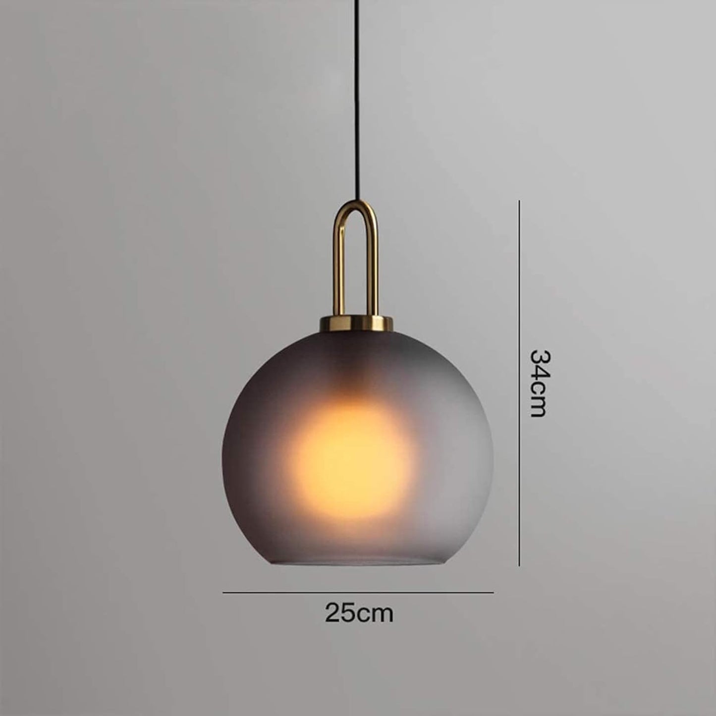 Modern Dark Grey Pendant Light