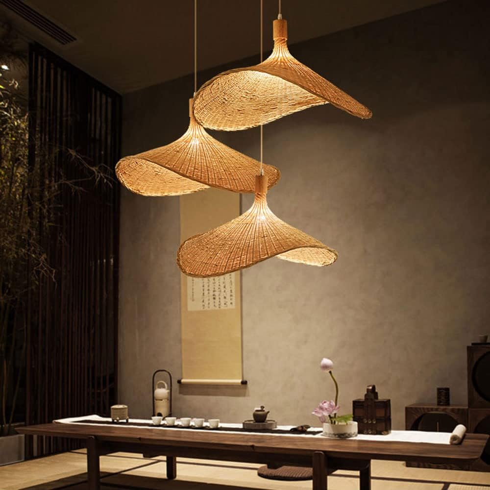 Creative Japanese Hat Pendant Light