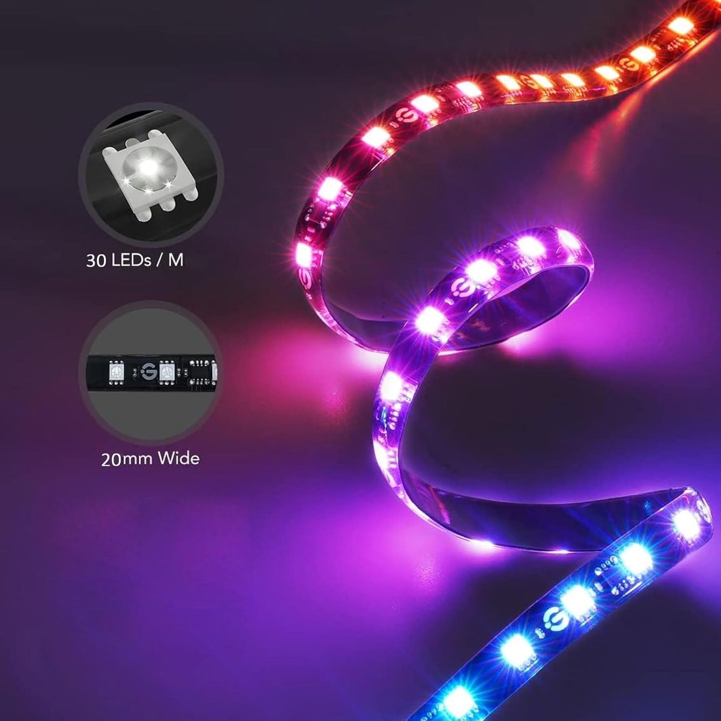 Strip Led Smart TV HDMI Backlight Kit RGB-IC