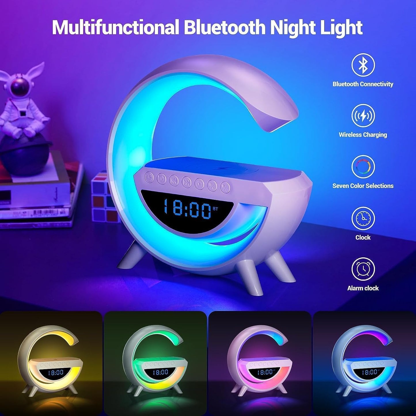 Led Wireless Charging Speaker