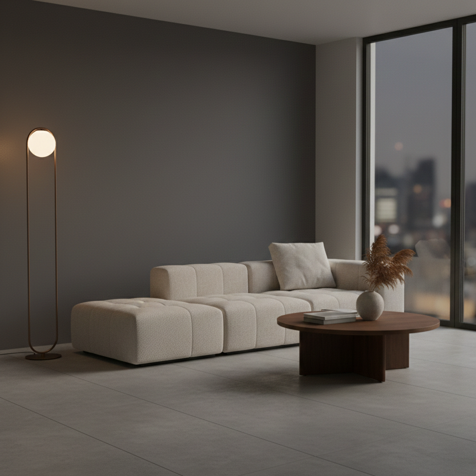 Oval Shape Floor Lamp