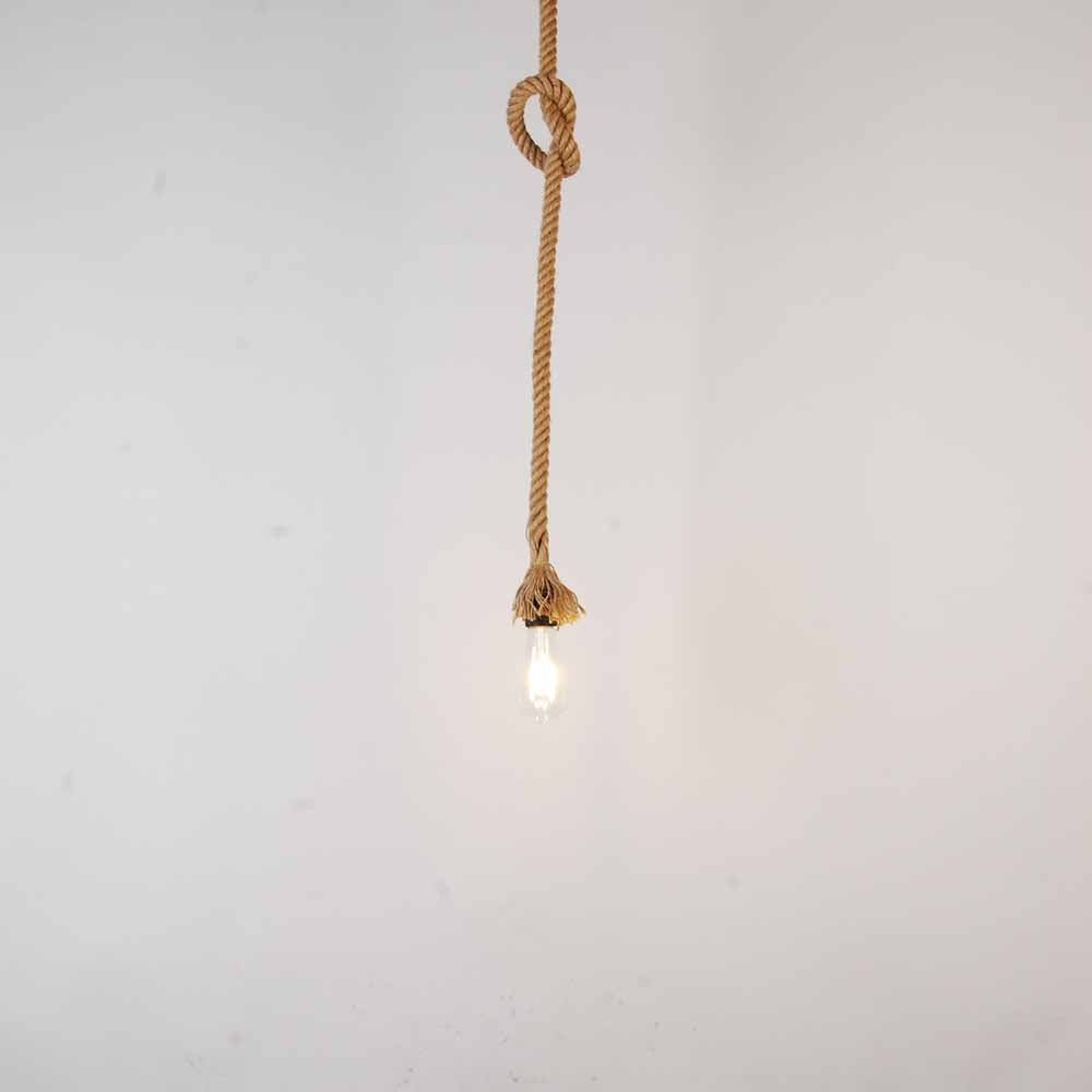 Vintage Rope Pendant Light