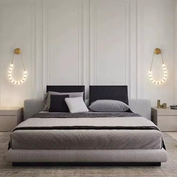 Decorative Luxury Pearl Earing Led Wall Lamp