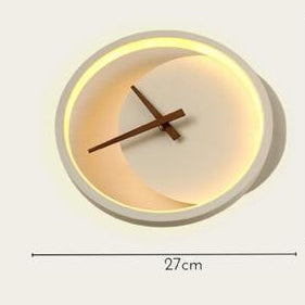Led Clock Wall Lamp 6779-W