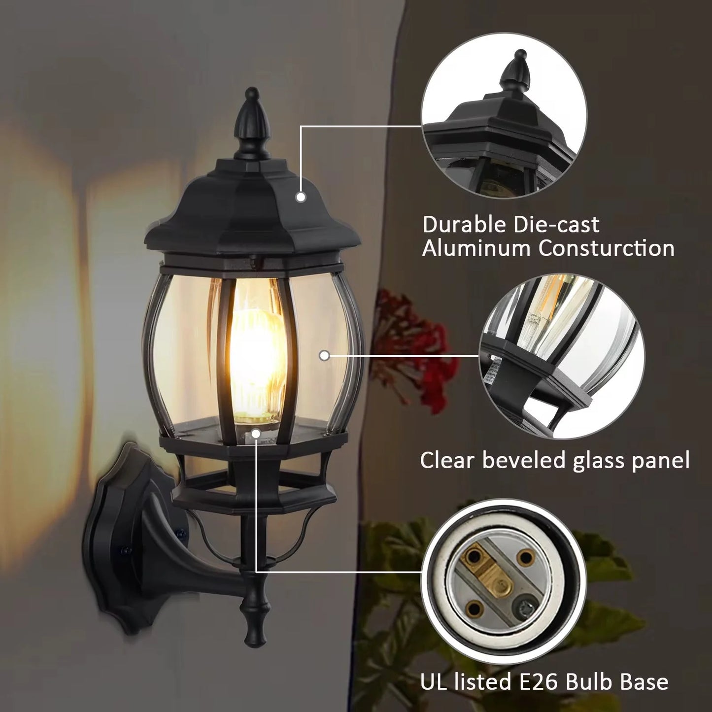 Classic Outdoor Wall Lamp Lantern
