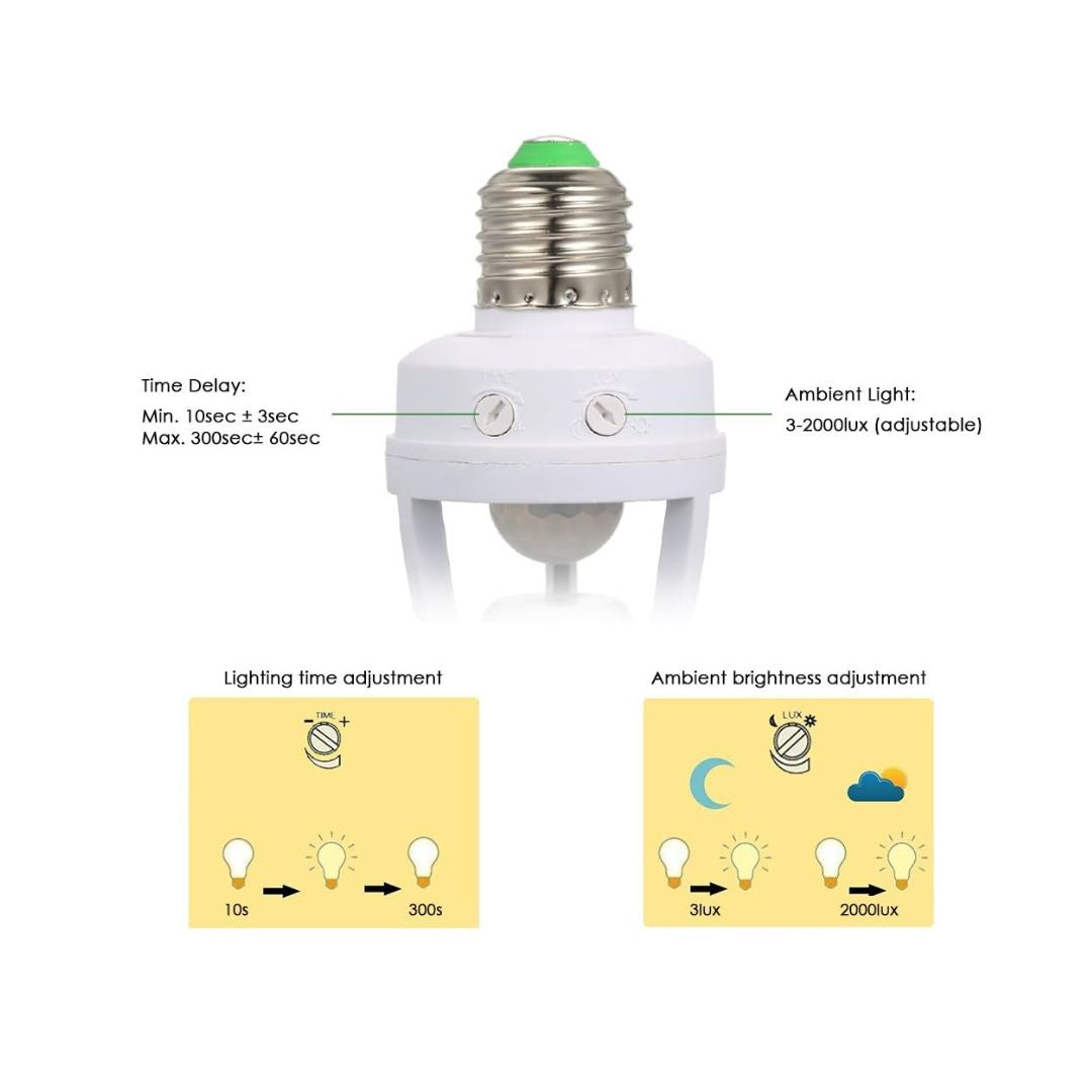 Infrared Automatic Sensitive Motion Sensor E27