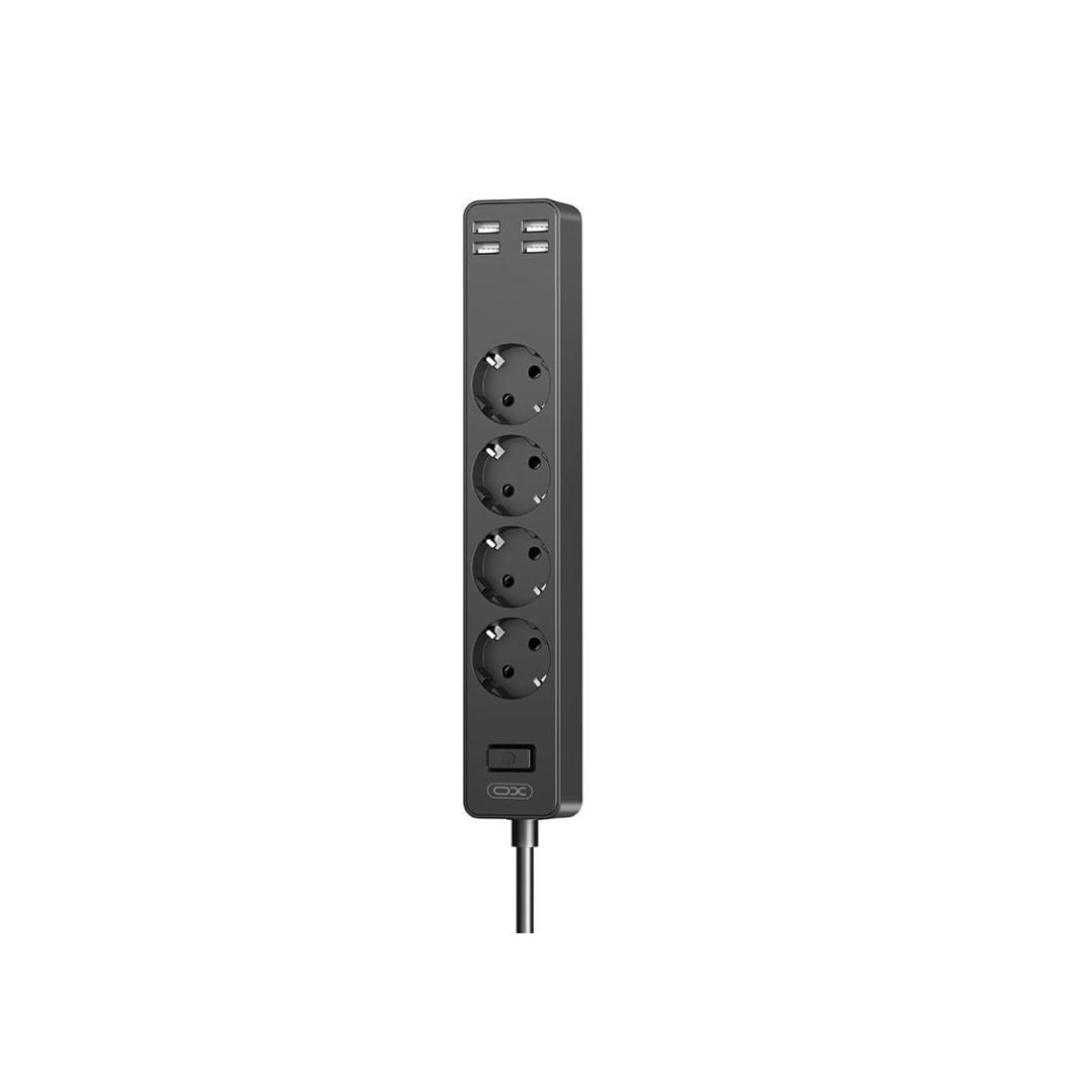Black Socket with USB & Type C Port