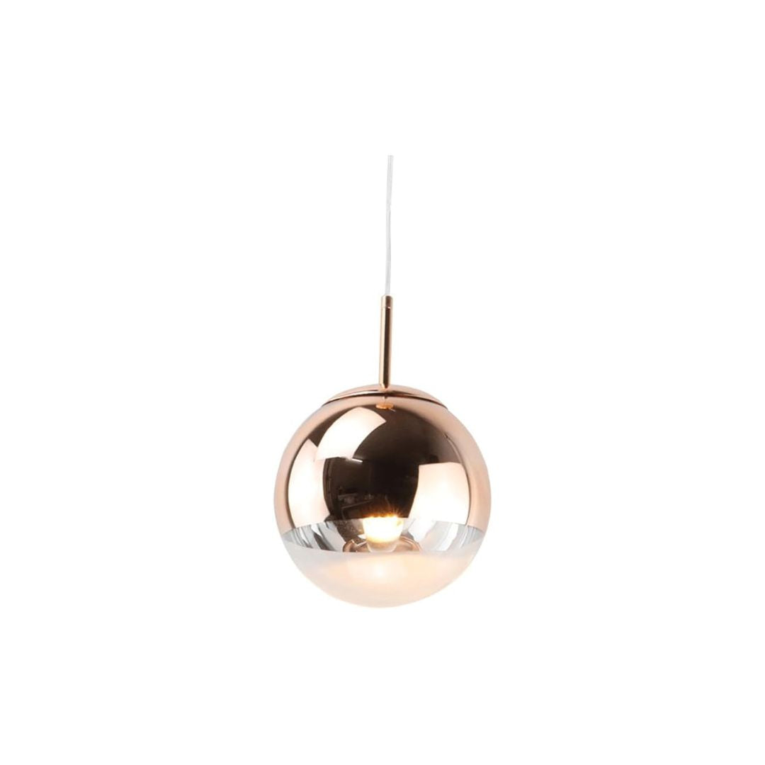 Modern Rose Gold Glass Pendant Light