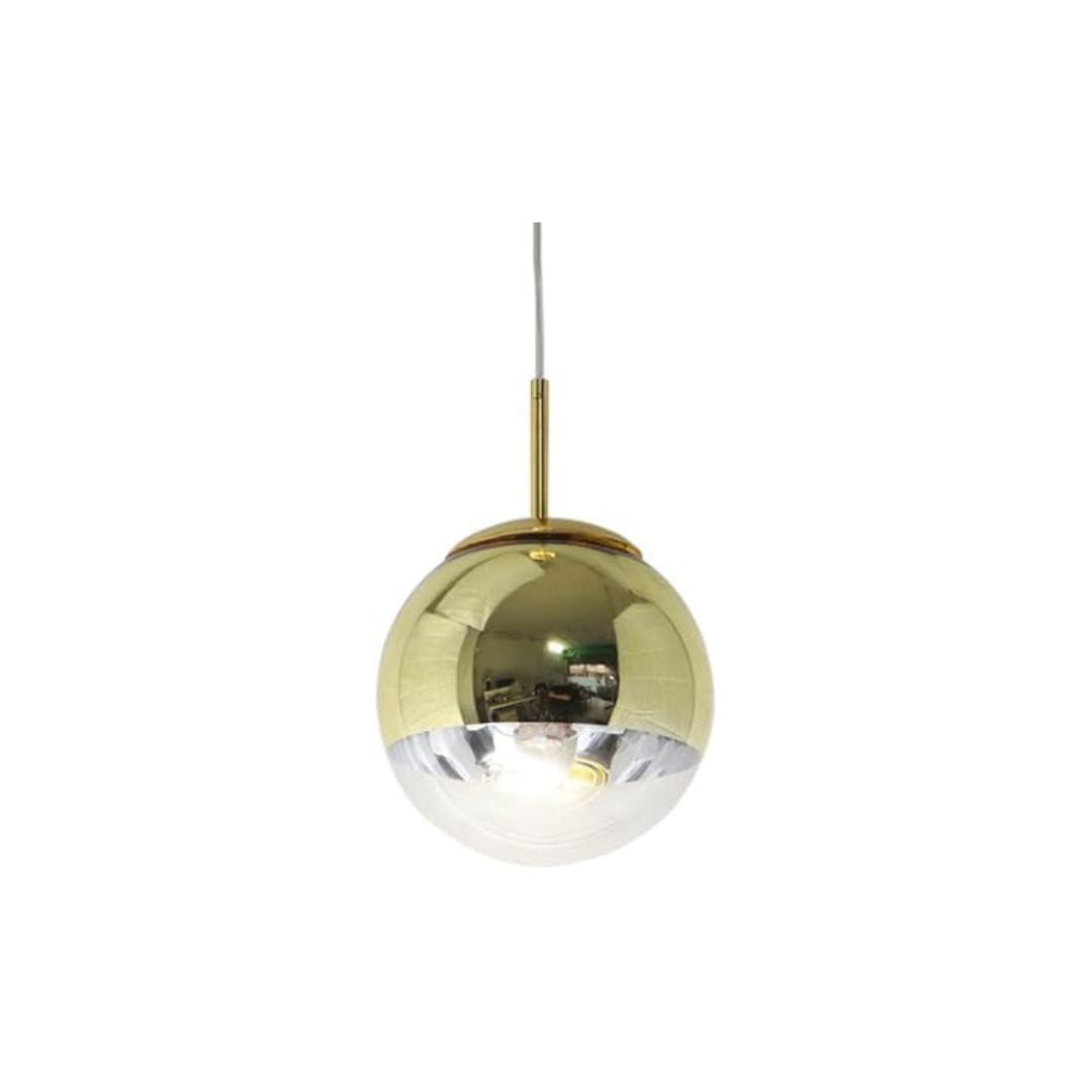 Modern Gold Glass Pendant Light