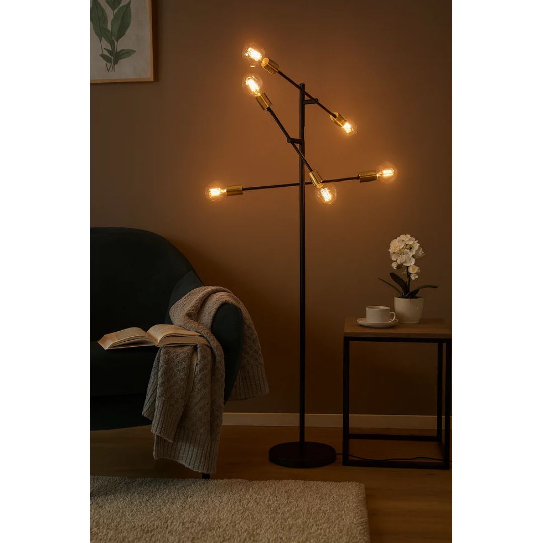 Movable Tree Branch Floor Lamp