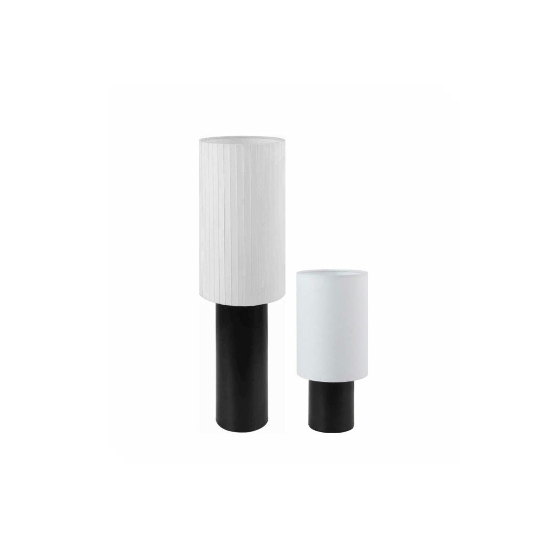 Simple Black Cylinder Table Lamp