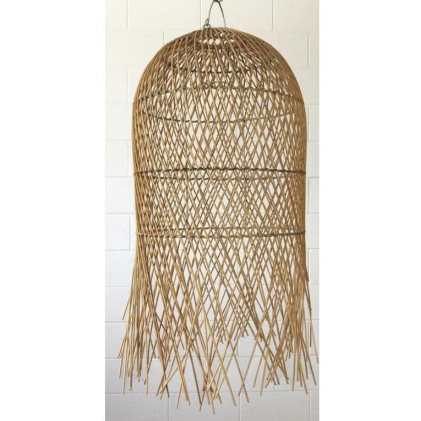 Pineapple Rattan Pendant Light