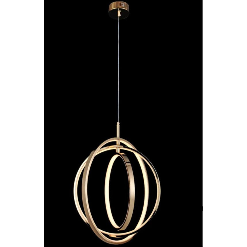 Triple Led Circles Chandelier