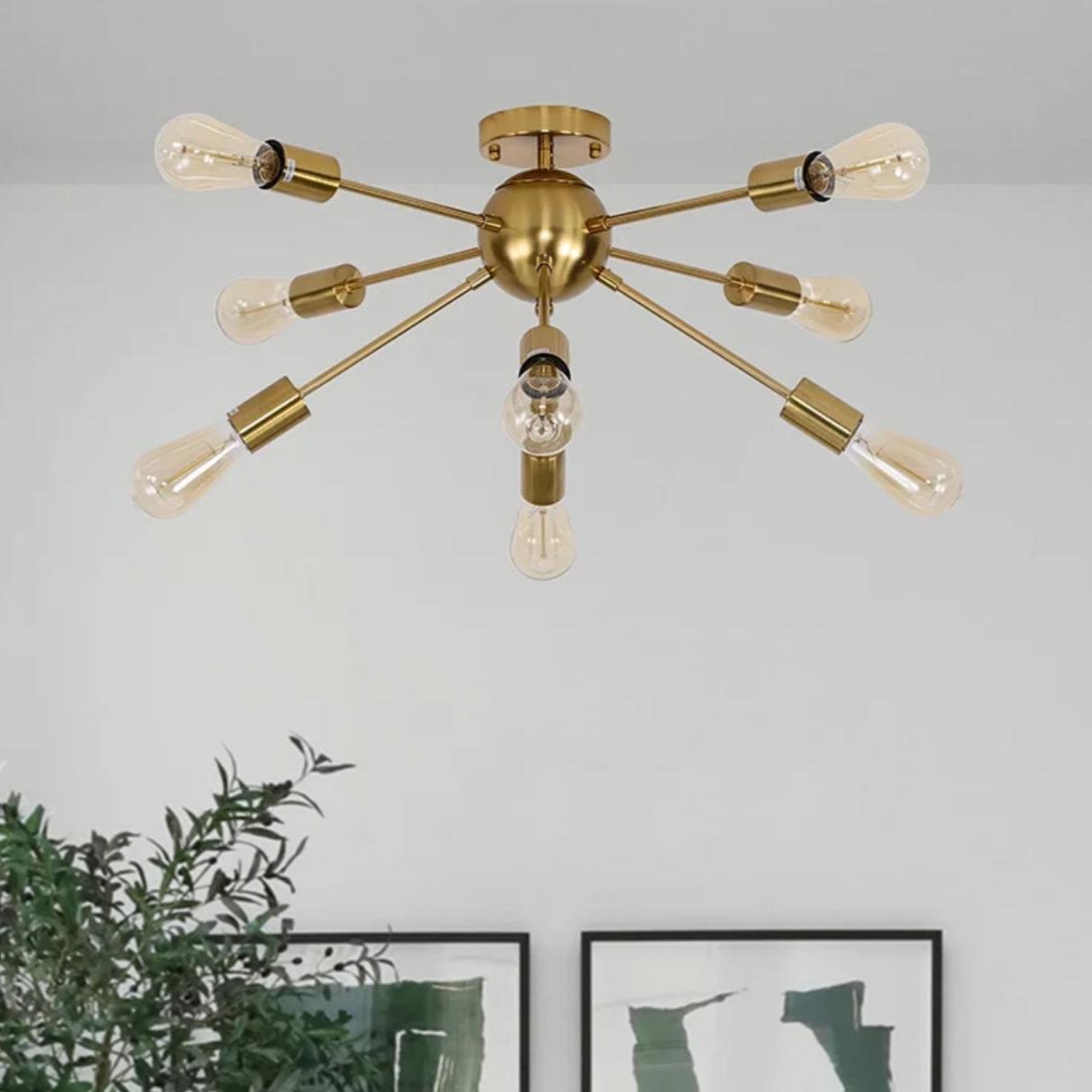 Modern Sputnik Chandelier