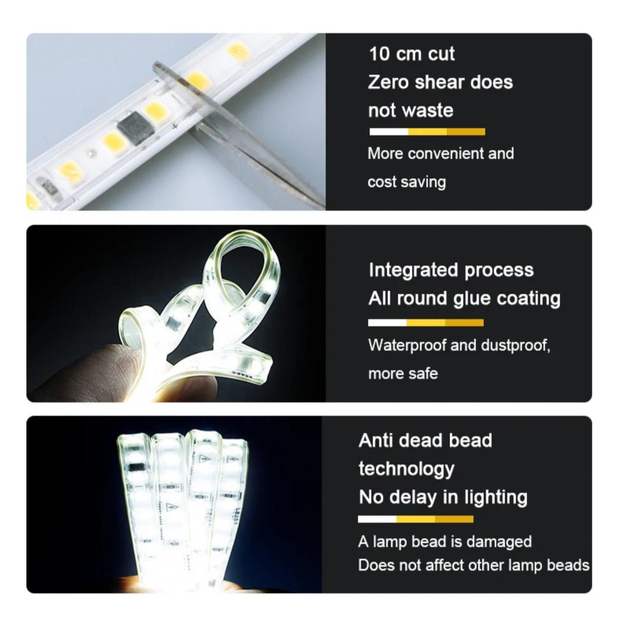 Strip Light 240 Led with Tape 220V