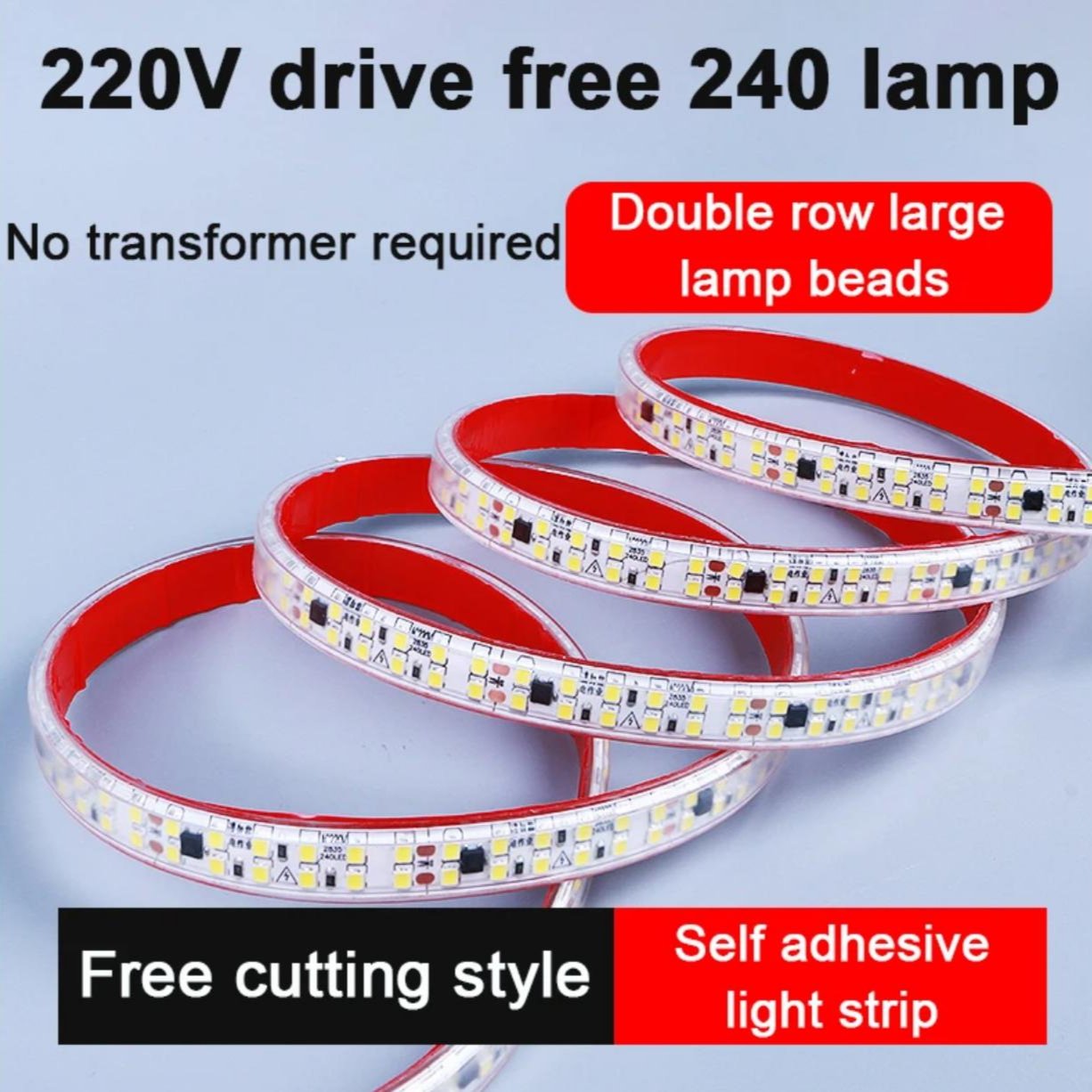 Strip Light 240 Led with Tape 220V