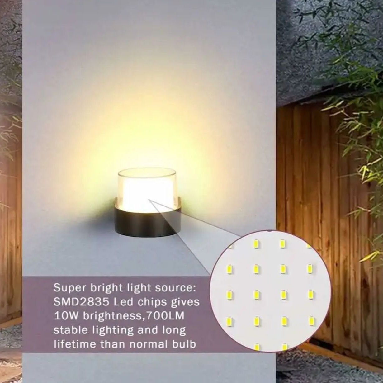 Modern Wall Lamp Acrylic Round Shape