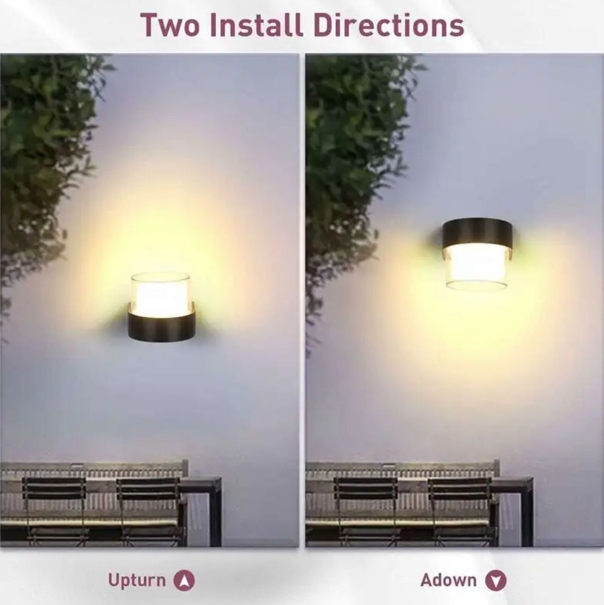 Modern Wall Lamp Acrylic Round Shape