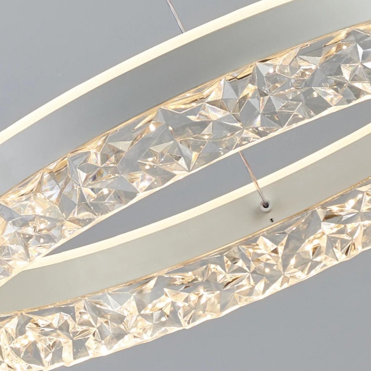 Circular Led Crystal Chandelier