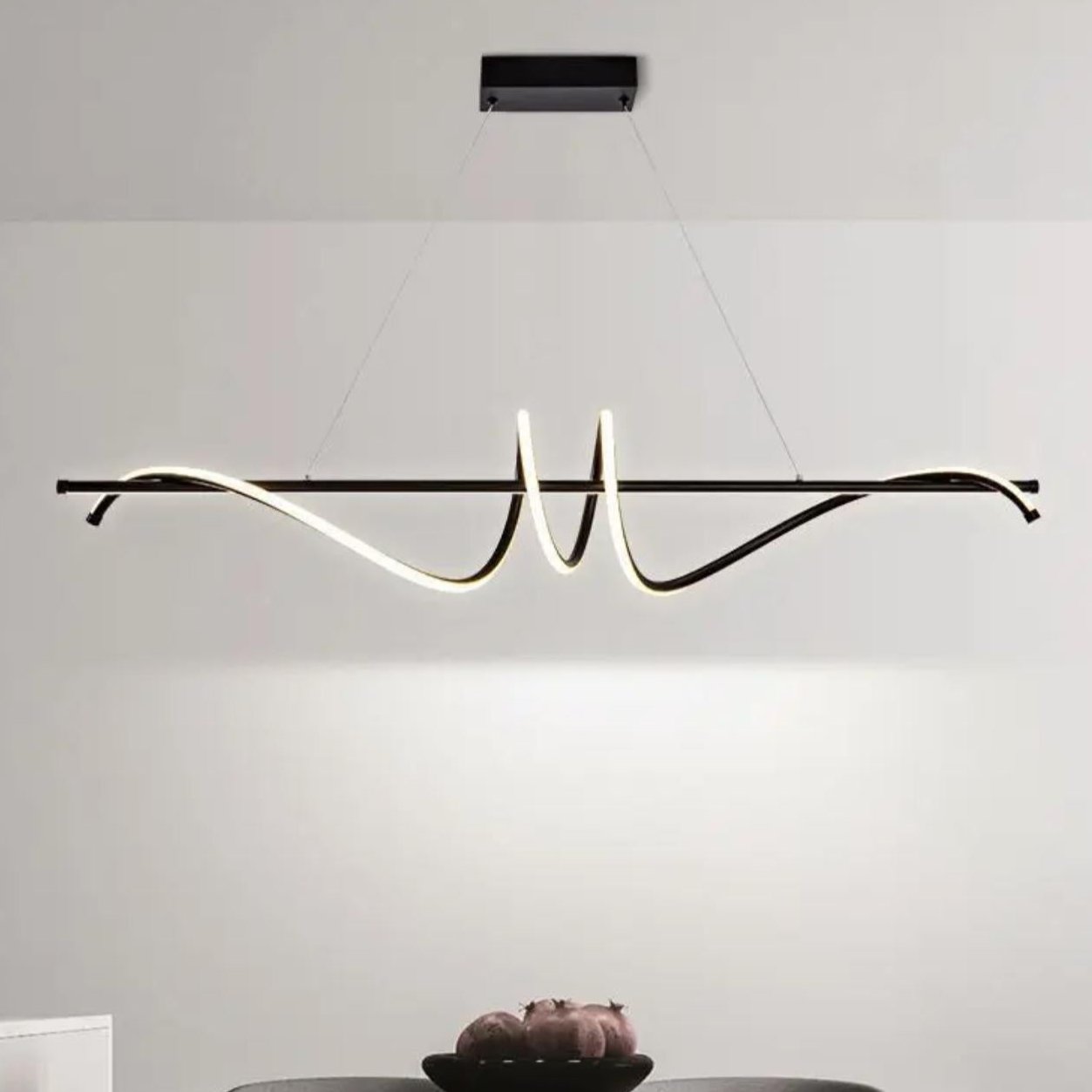 Modern Spiral Chandelier
