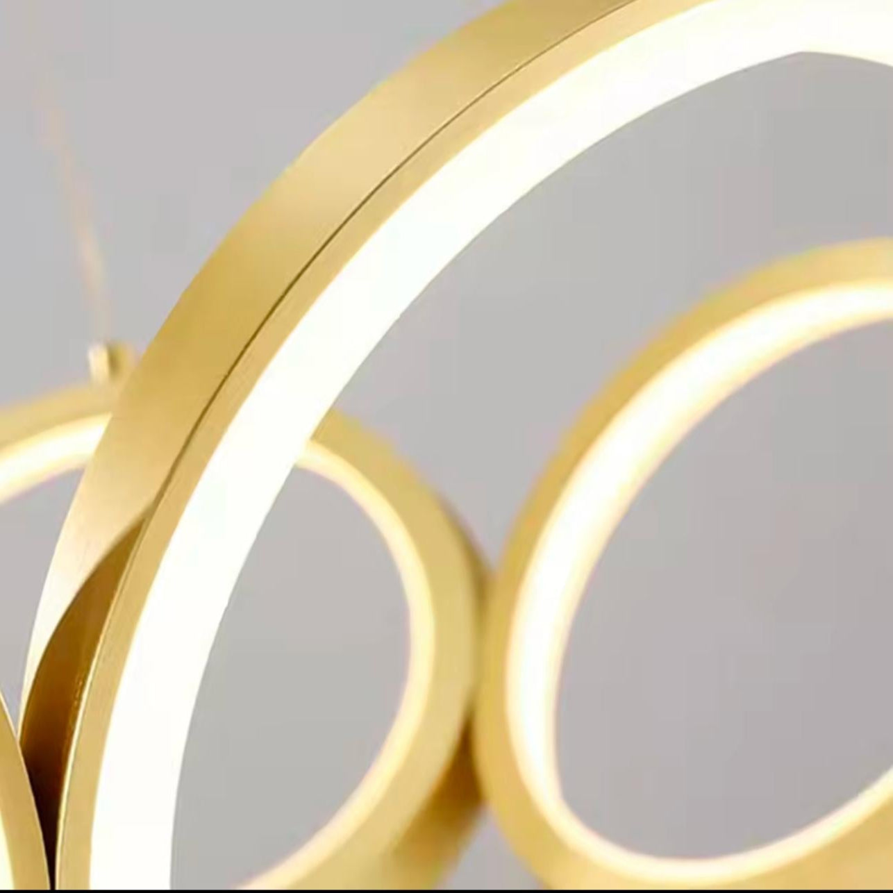 Artistic Led Rings Chandelier