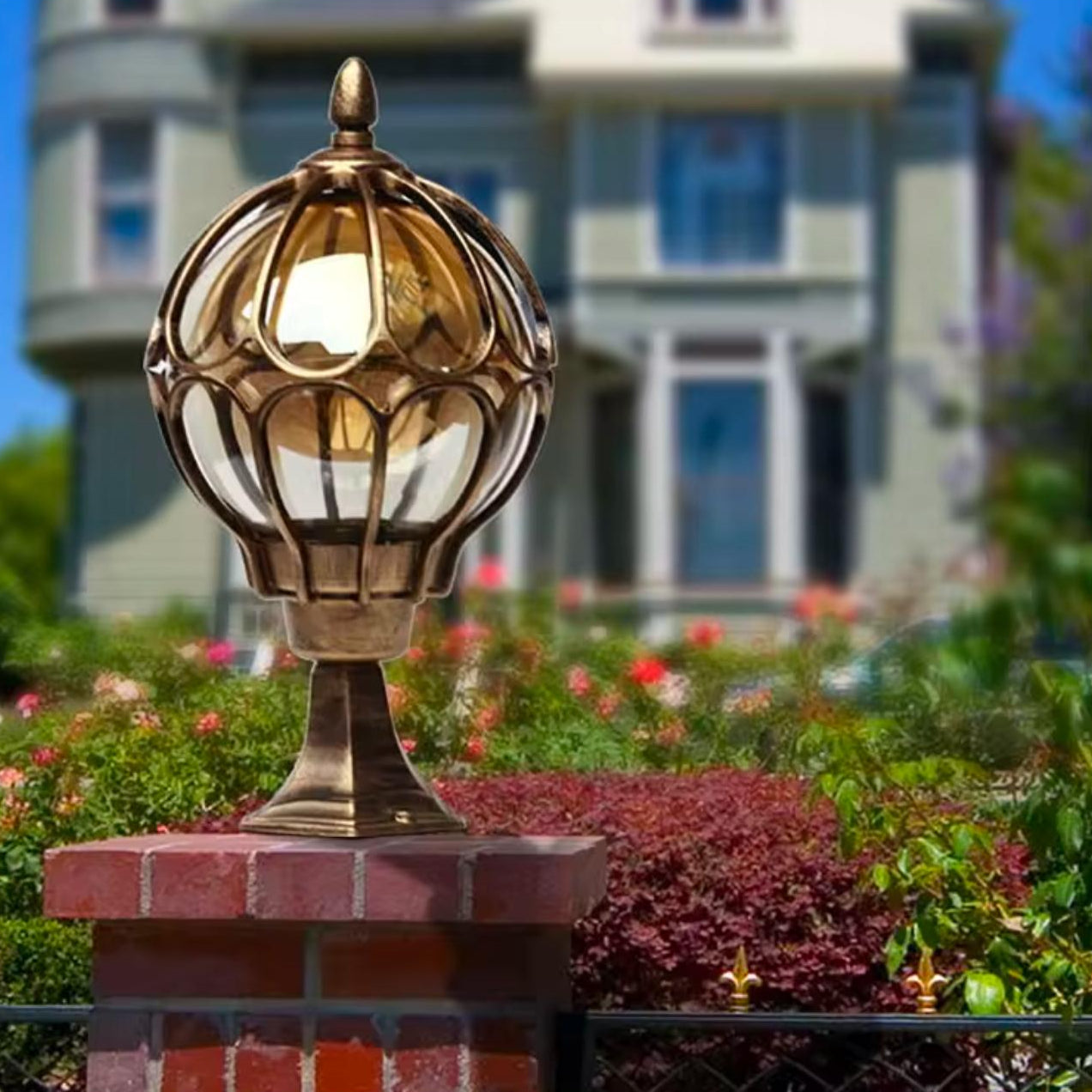 Vintage Round Pillar Light