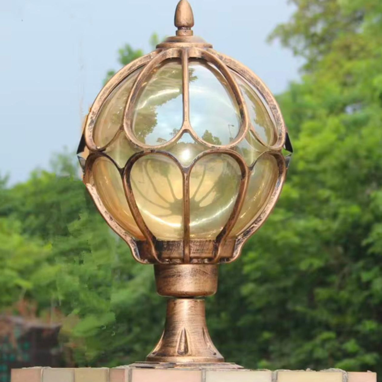 Vintage Round Pillar Light
