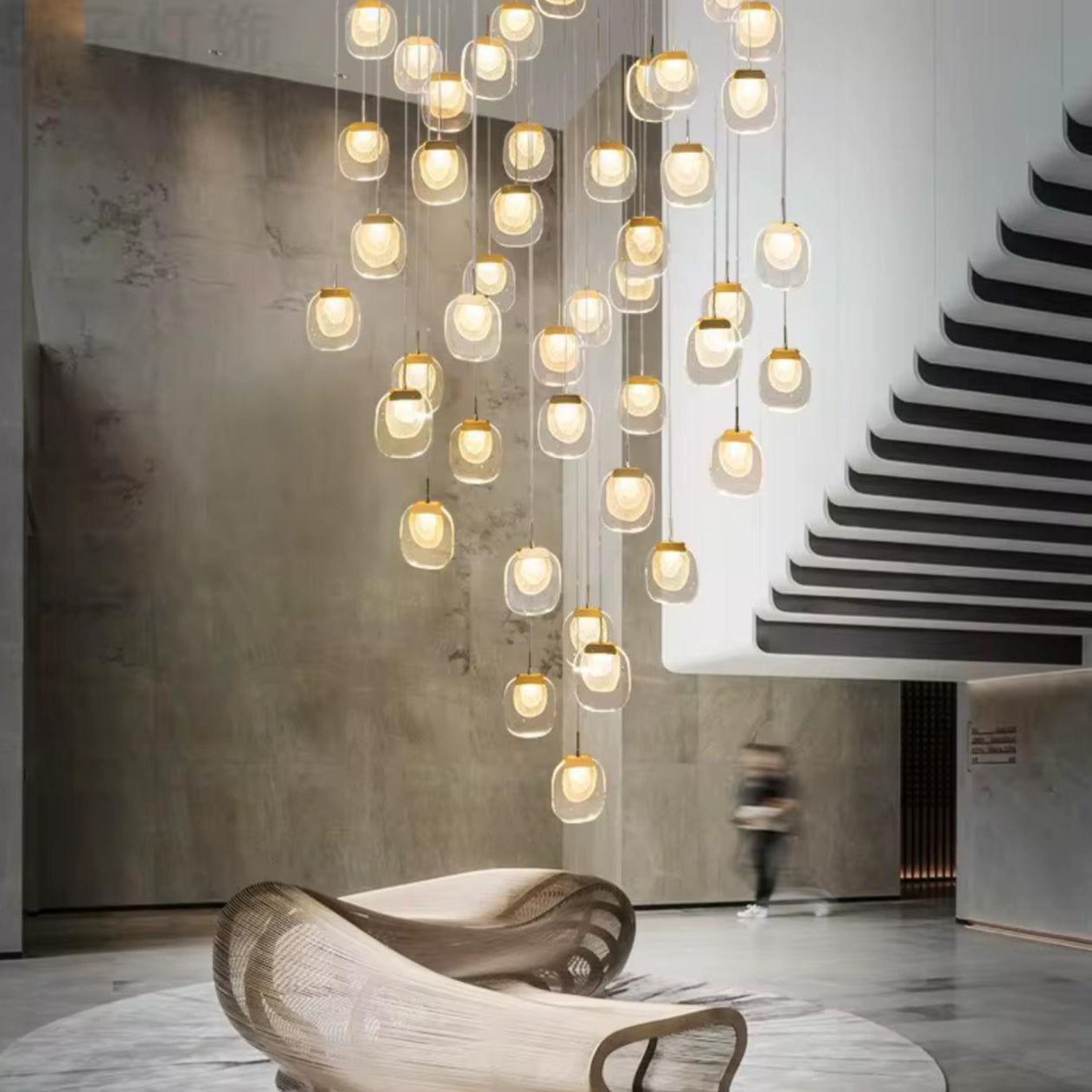 Generic Crystal Raindrop Pendant Light