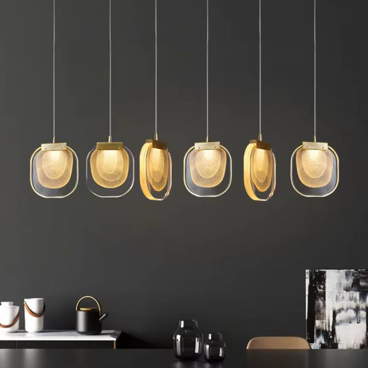 Generic Crystal Raindrop Pendant Light