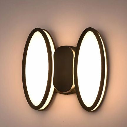 Double Oval Led Wall Lamps