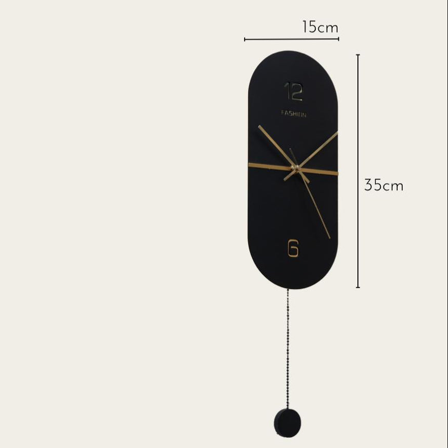 Led Clock Wall Lamp 2639-B