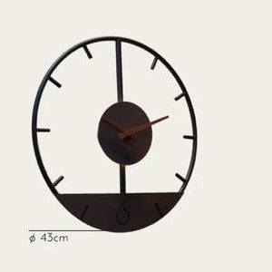 Led Clock Wall Lamp 7736