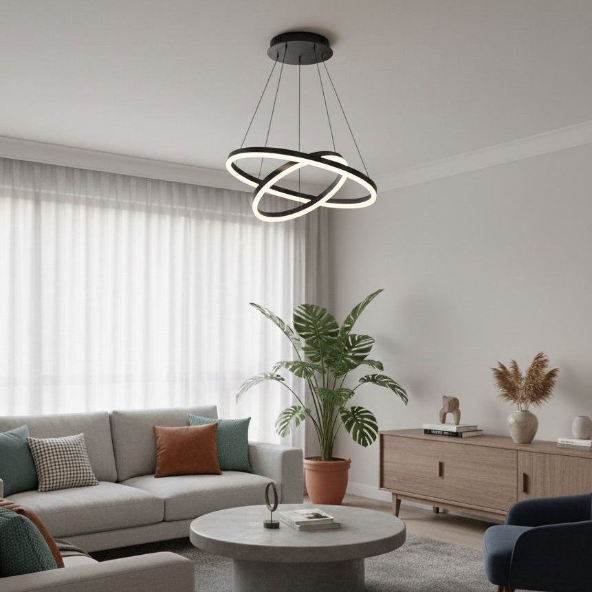 Double Rings Led Chandelier