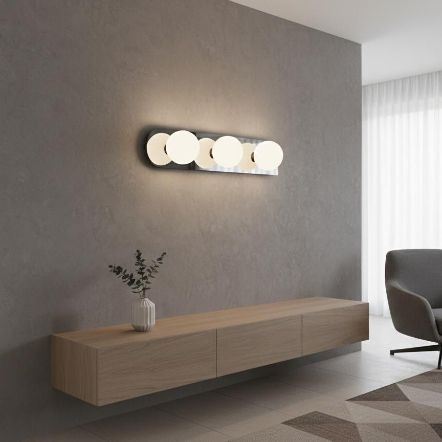 Modern Chrome Mirror Wall Lamp