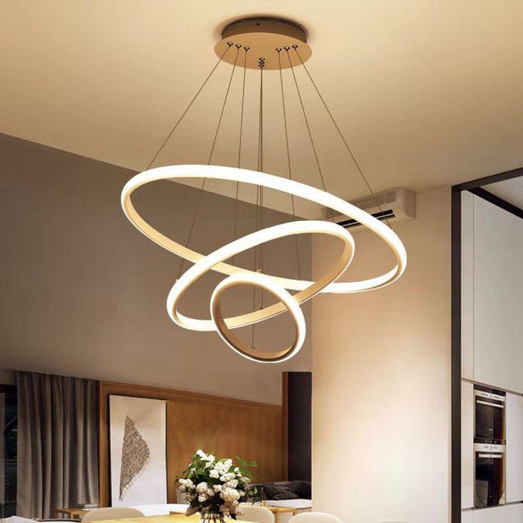 Luxury Led Circles Chandelier