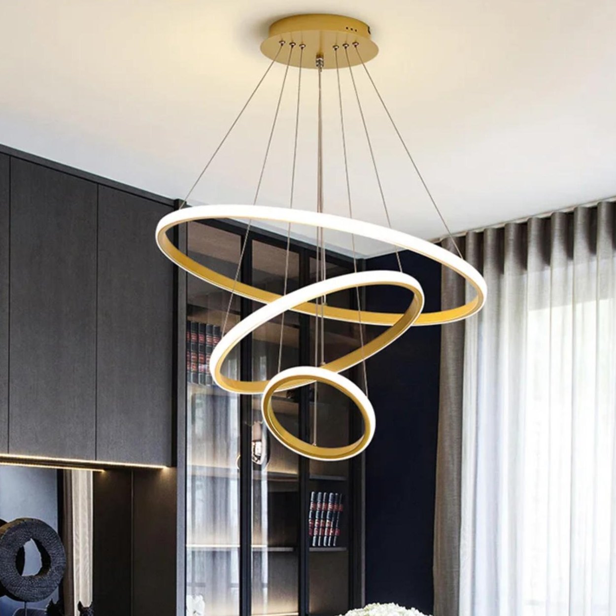 Luxury Led Circles Chandelier