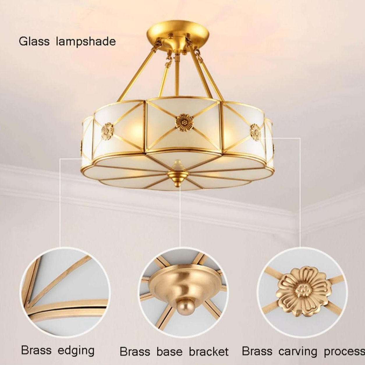 Flower Ceiling Round Chandelier