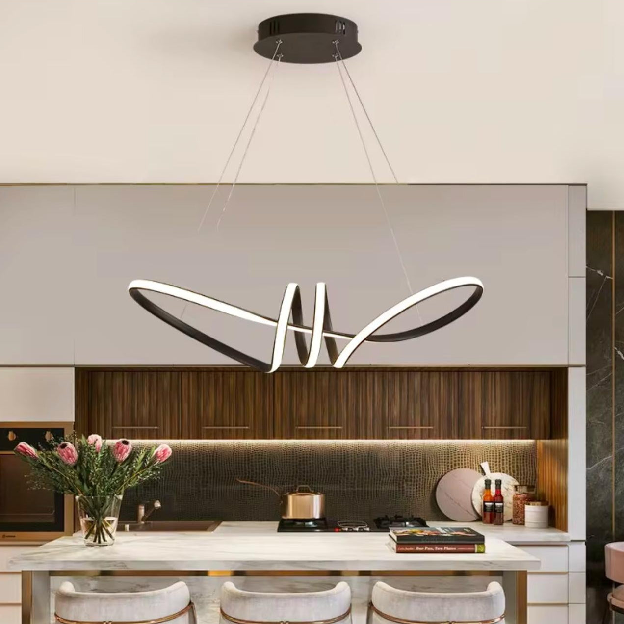 Modern Infiniti Shape Chandelier