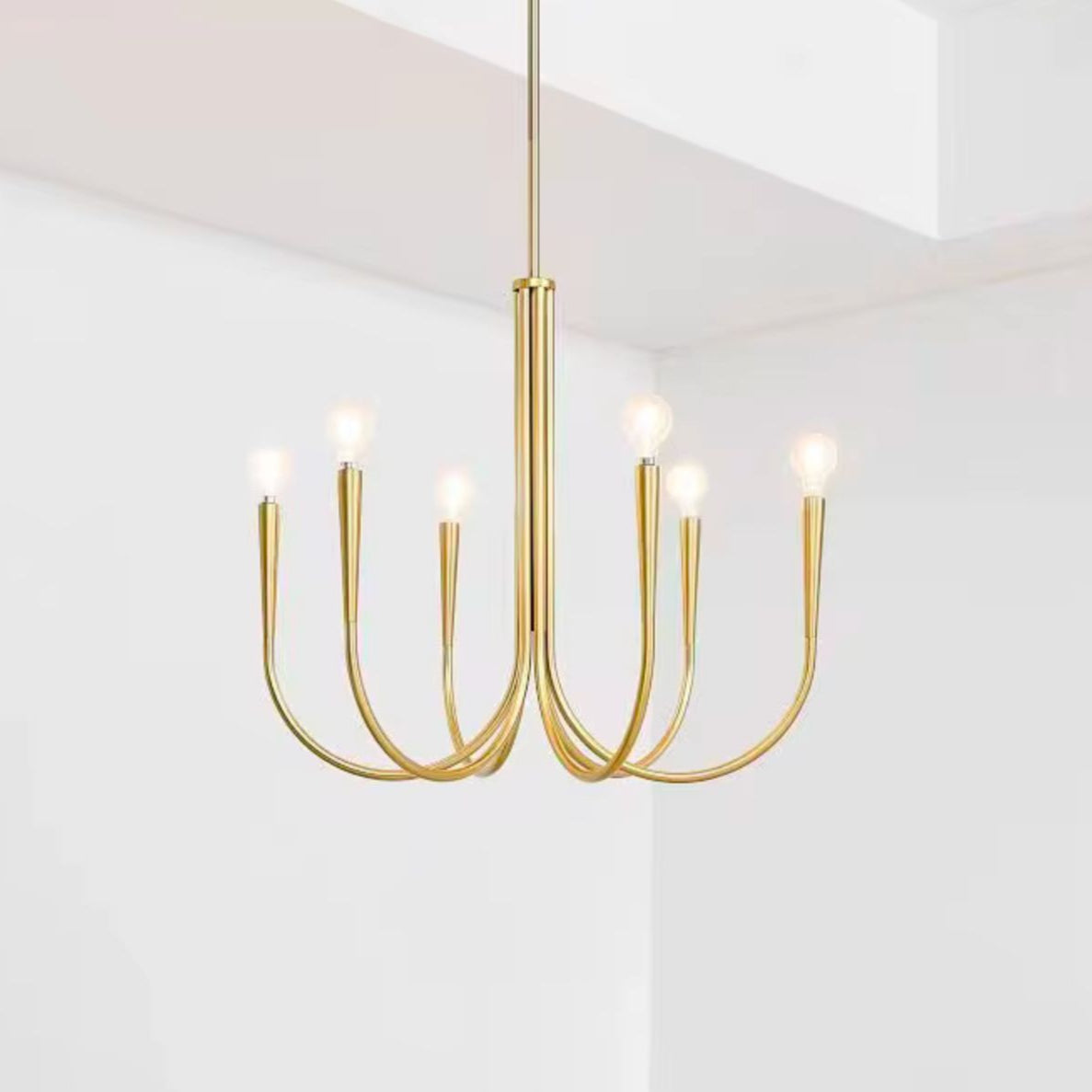 Modern Retro Candles Chandelier
