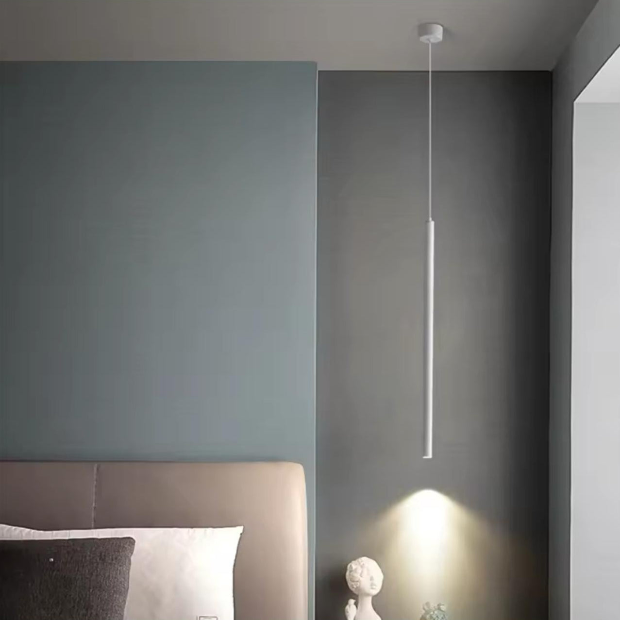 Tall Cylinder Pendant Light
