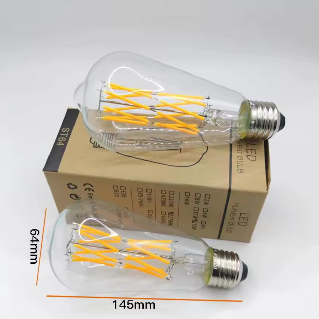Led Filament Bulb ST64