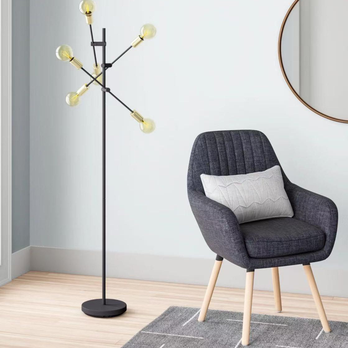 Movable Tree Branch Floor Lamp